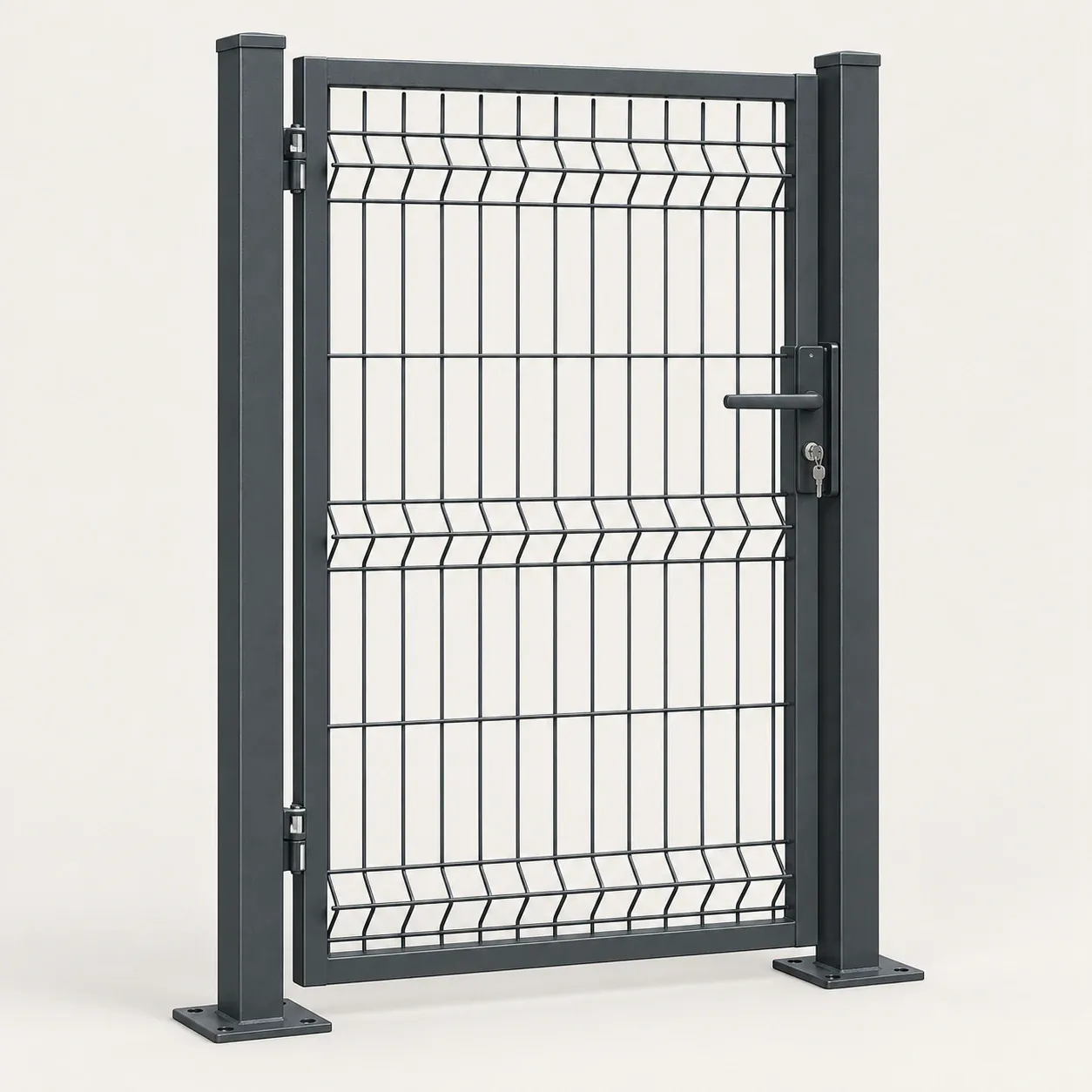 Göbek Kilitli Panel Çit Kapı 100 cm